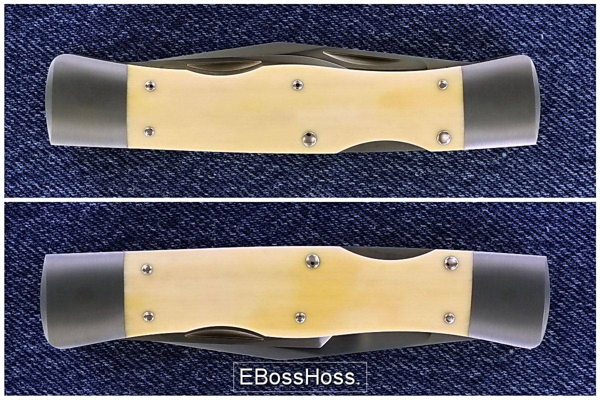 Jess Horn Natural-handle Lockback Whittler Prototype